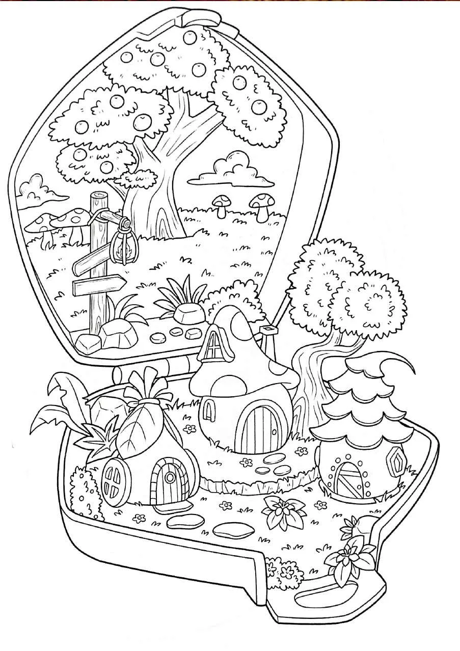 Mundo De Bolso Para Colorir 36