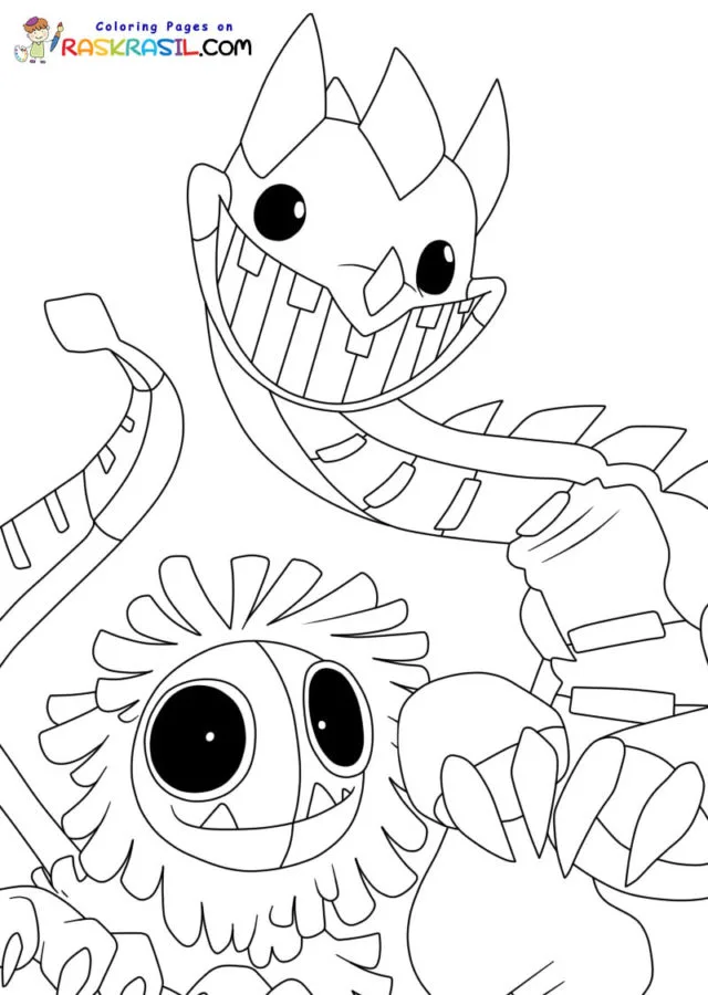 Poppy Playtime 4 Para Colorear 11