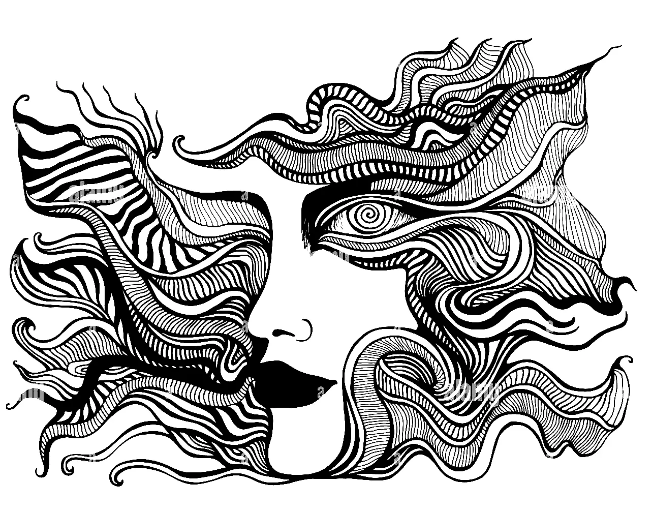 Psychedelic Coloring Pages 18