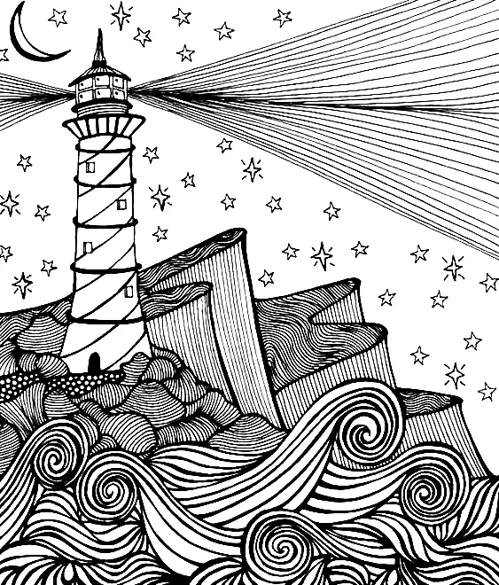 Psychedelic Coloring Pages 38
