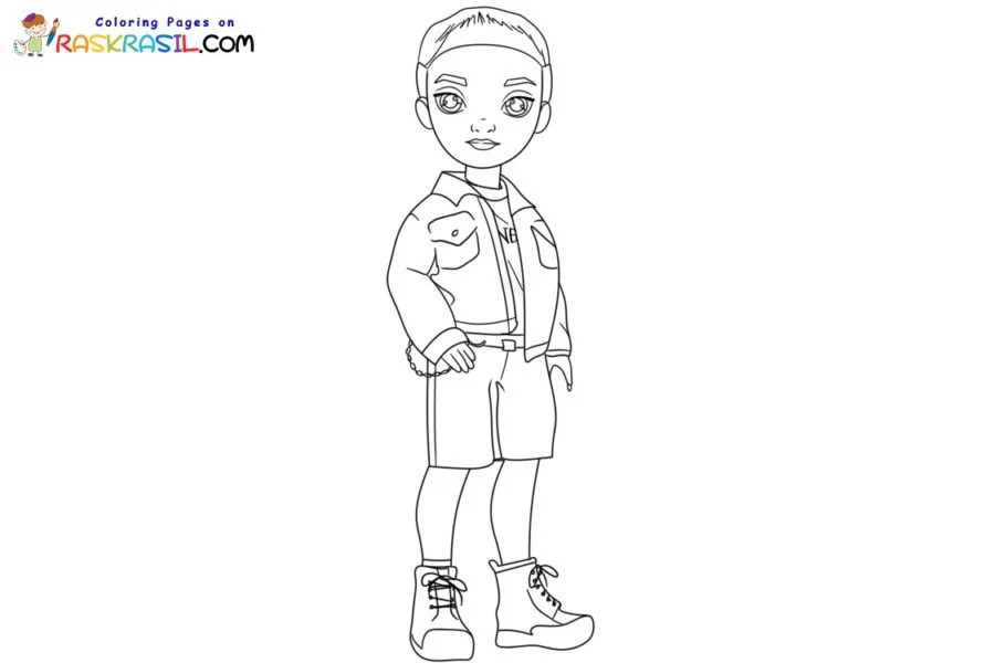 Rainbow High Junior Coloring Pages