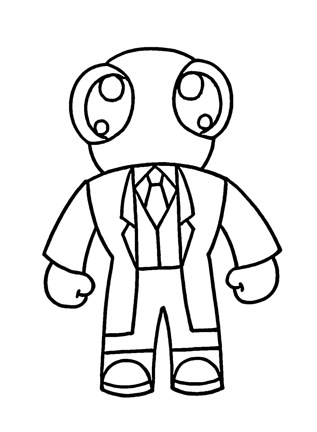 Red Rainbow Friends Para Colorear 9