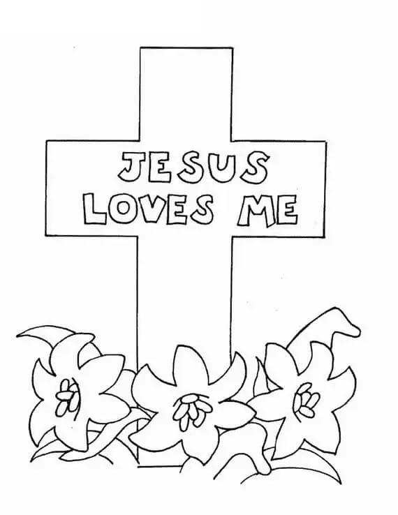 Religiöse Ostern Ausmalbilder 17