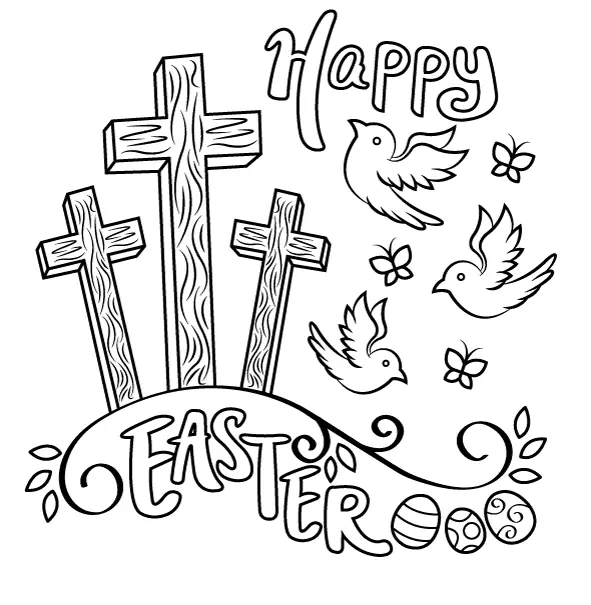 Religiöse Ostern Ausmalbilder 5