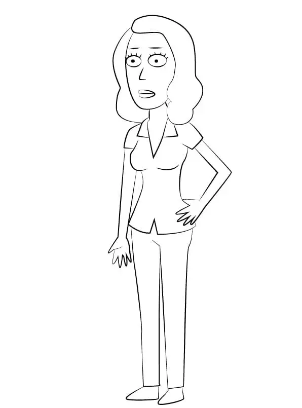 Desenhos de Rick And Morty Para Colorir 55