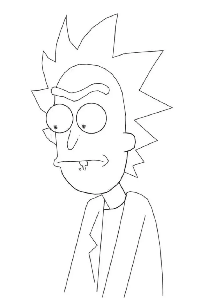 Desenhos de Rick And Morty Para Colorir 58