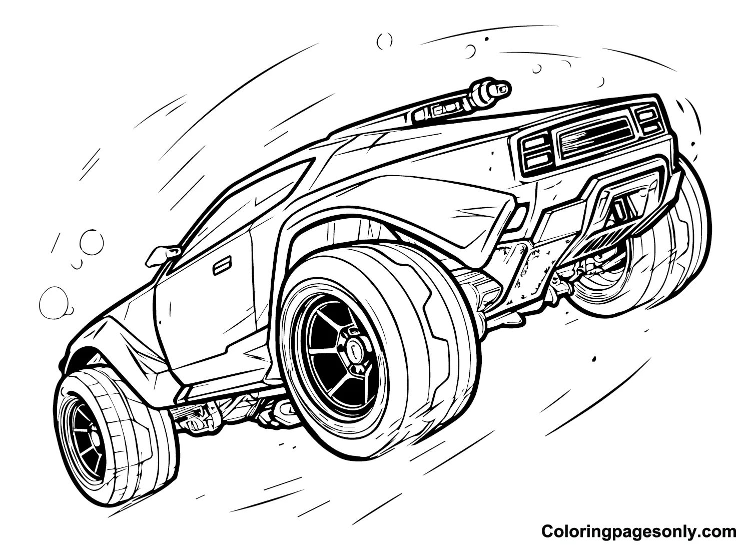 Rocket League Ausmalbilder 19