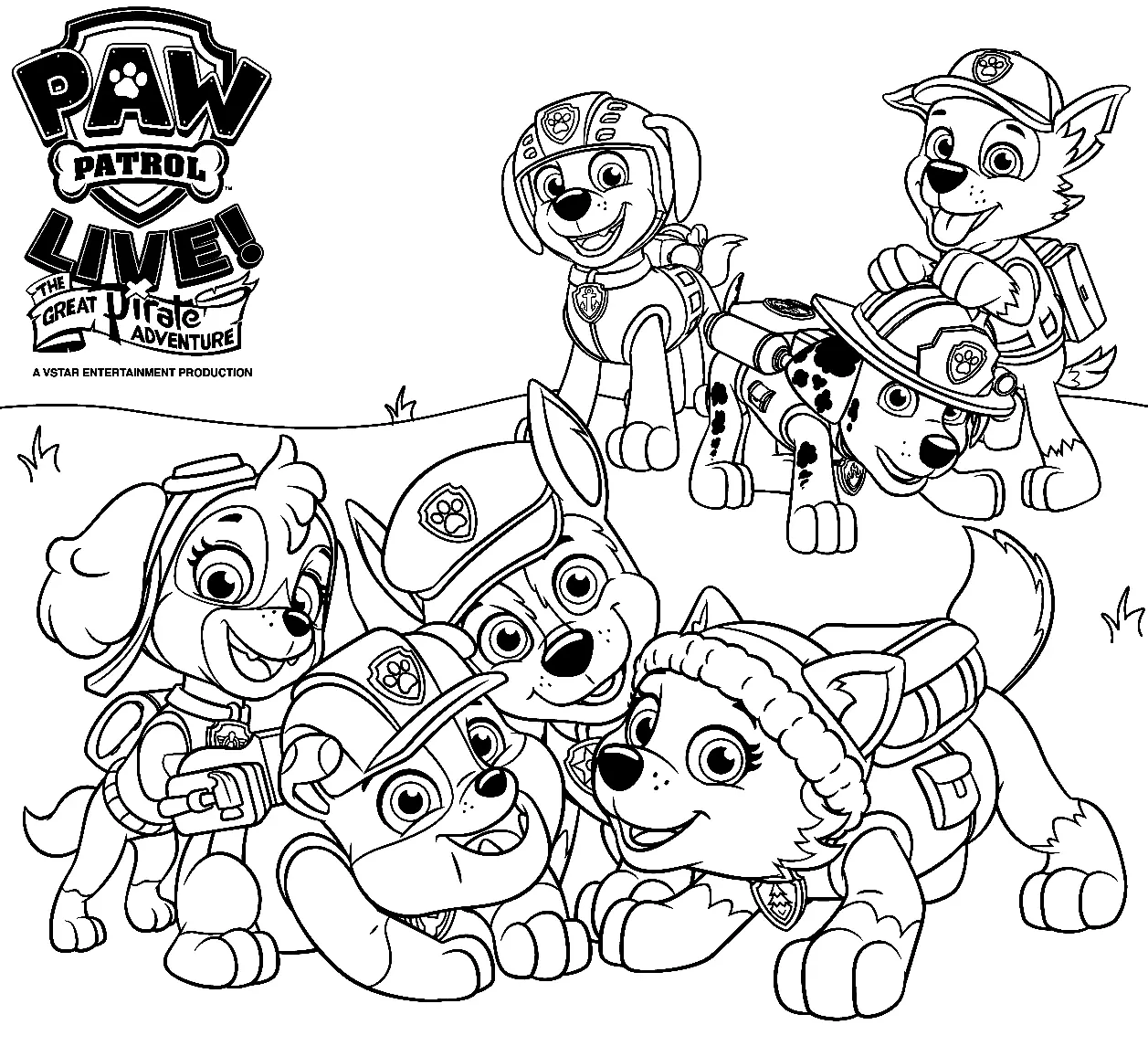 Rocky Paw Patrol Coloring Pages 16