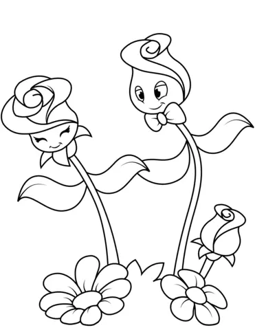 Desenhos de Rosas Para Colorir 11