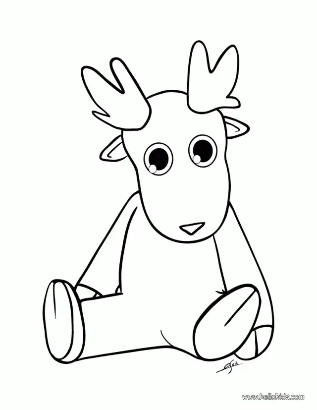 Rudolph the Red Nosed Reindeer Coloring Pages 26