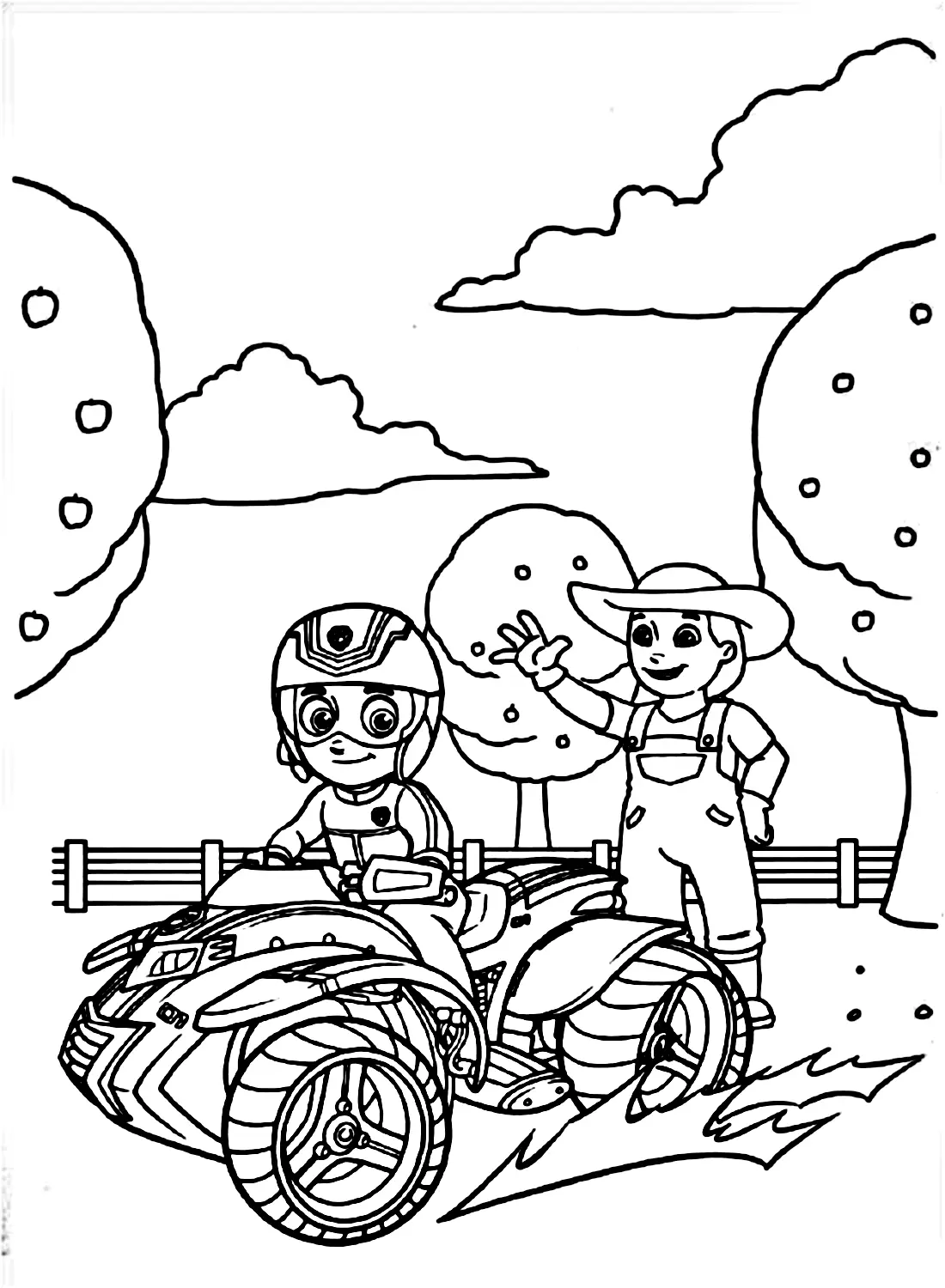 Ryder Patrulla Canina Para Colorear 29