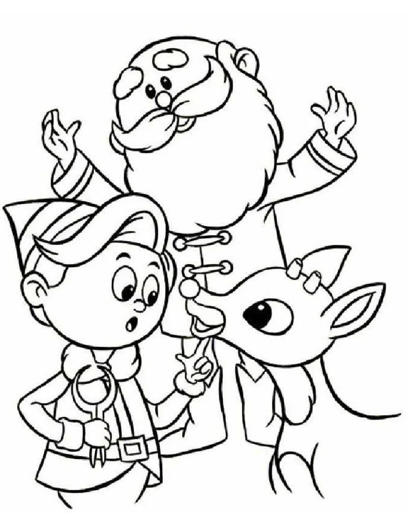 Santa Coloring Pages 88