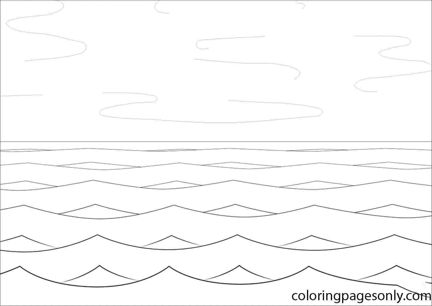 Desenhos de Mares E Oceanos Para Colorir 19