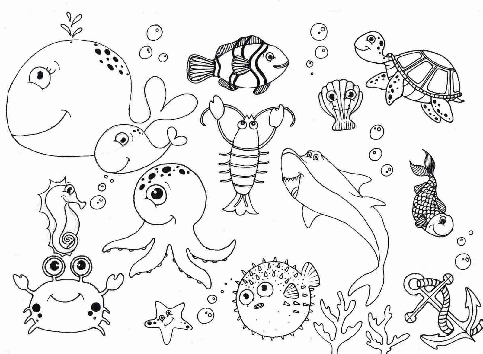Desenhos de Mares E Oceanos Para Colorir 24