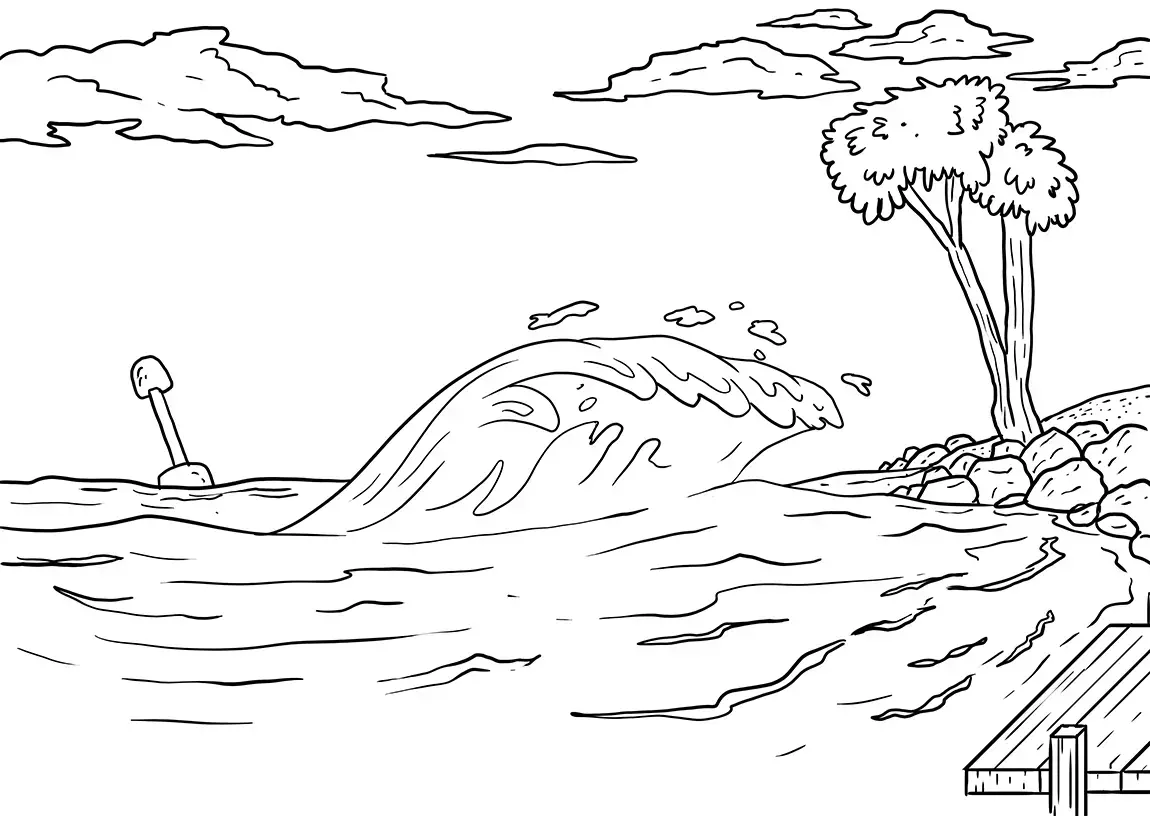 Desenhos de Mares E Oceanos Para Colorir 40