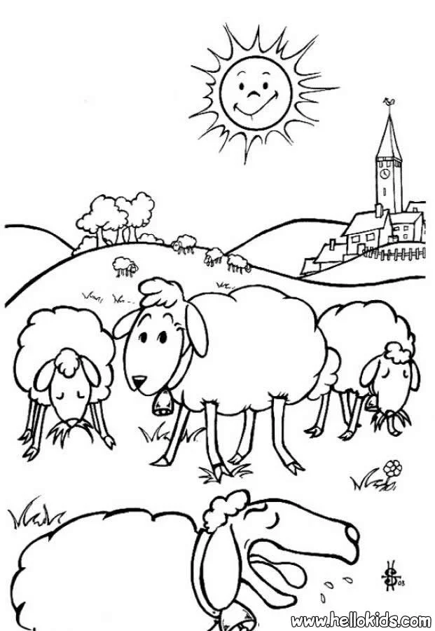 Schaf Ausmalbilder 5