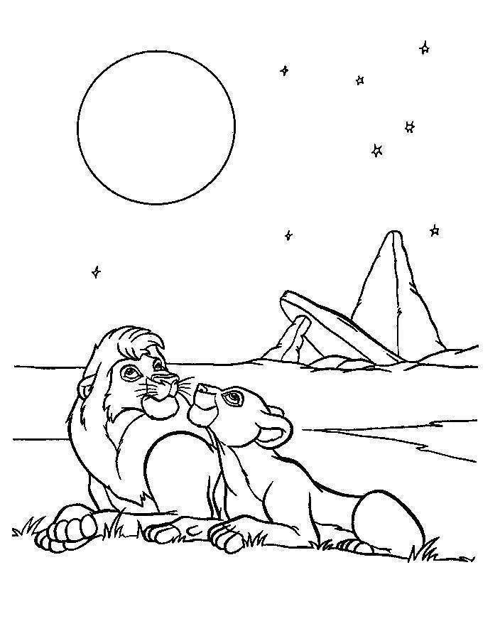 Simba Ausmalbilder 46
