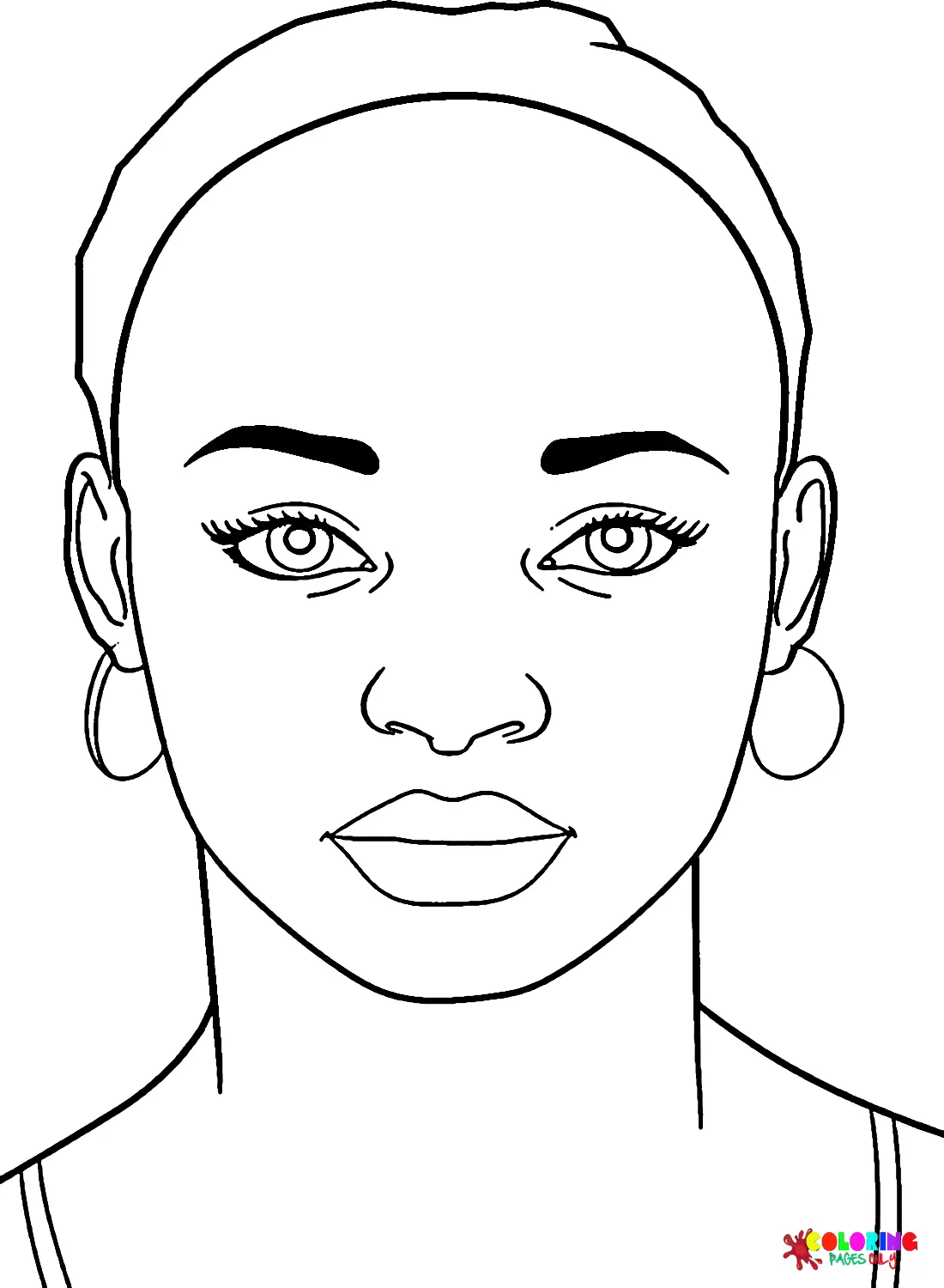 Simone Biles Coloring Pages 4