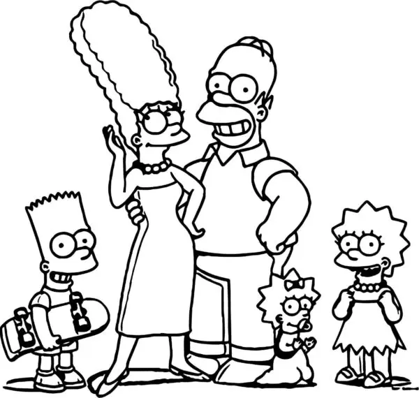 Simpsons Ausmalbilder 11