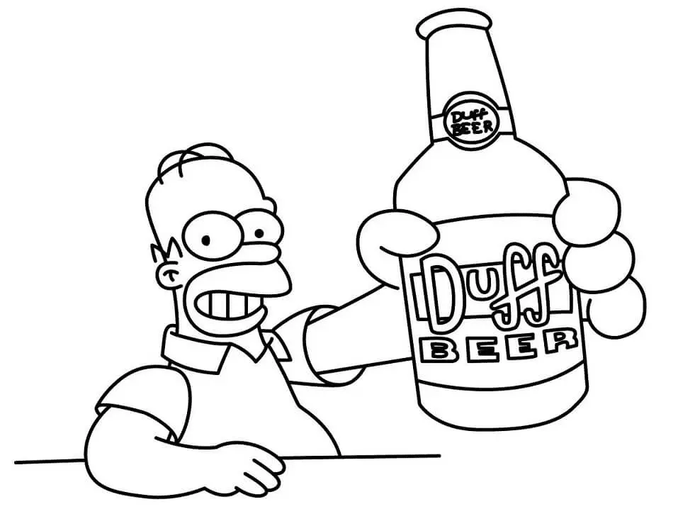 Simpsons Ausmalbilder 25