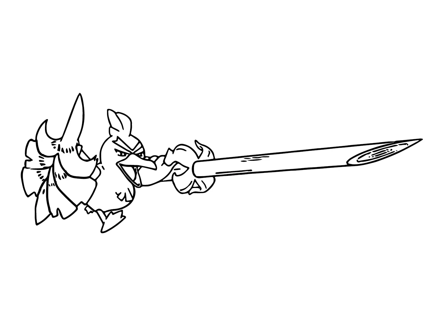 Sirfetch d Coloring Pages 17