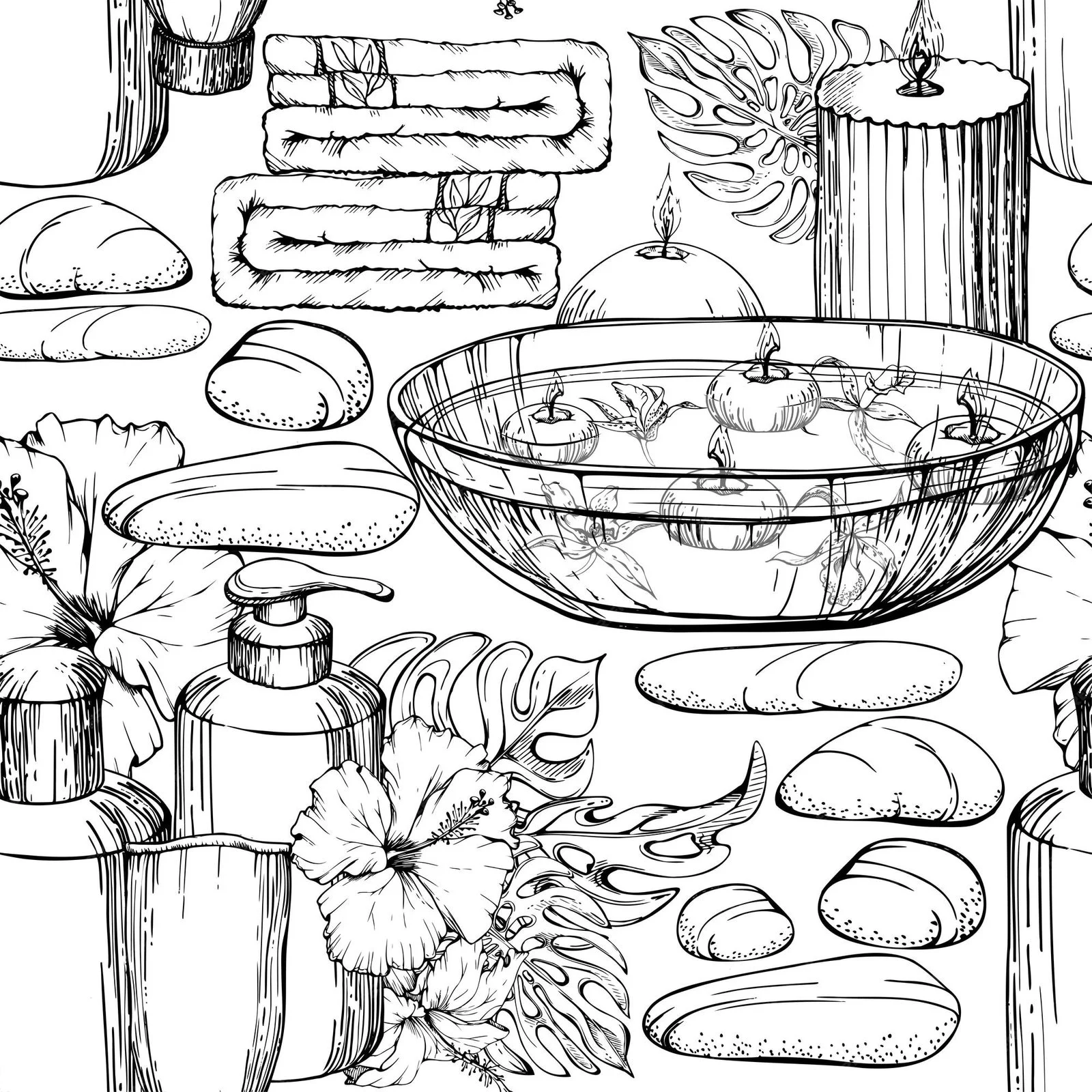 Desenhos de Cuidados Com A Pele Para Colorir 8