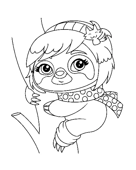 Perezosos Para Colorear 26