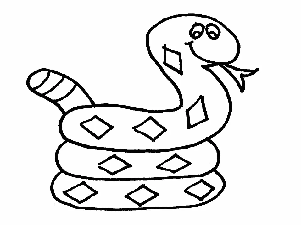 Schlangen Ausmalbilder 44