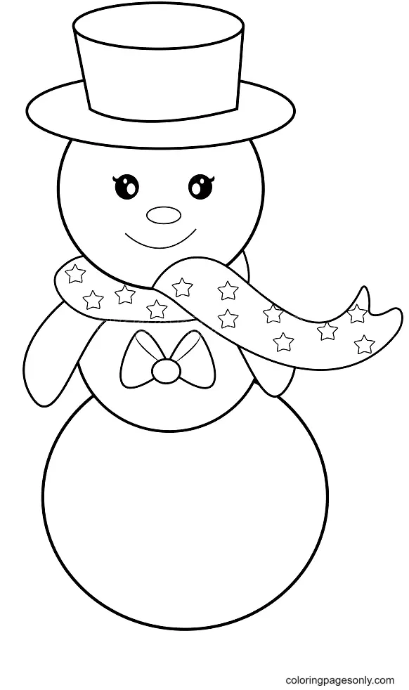 Snowman Coloring Pages 58