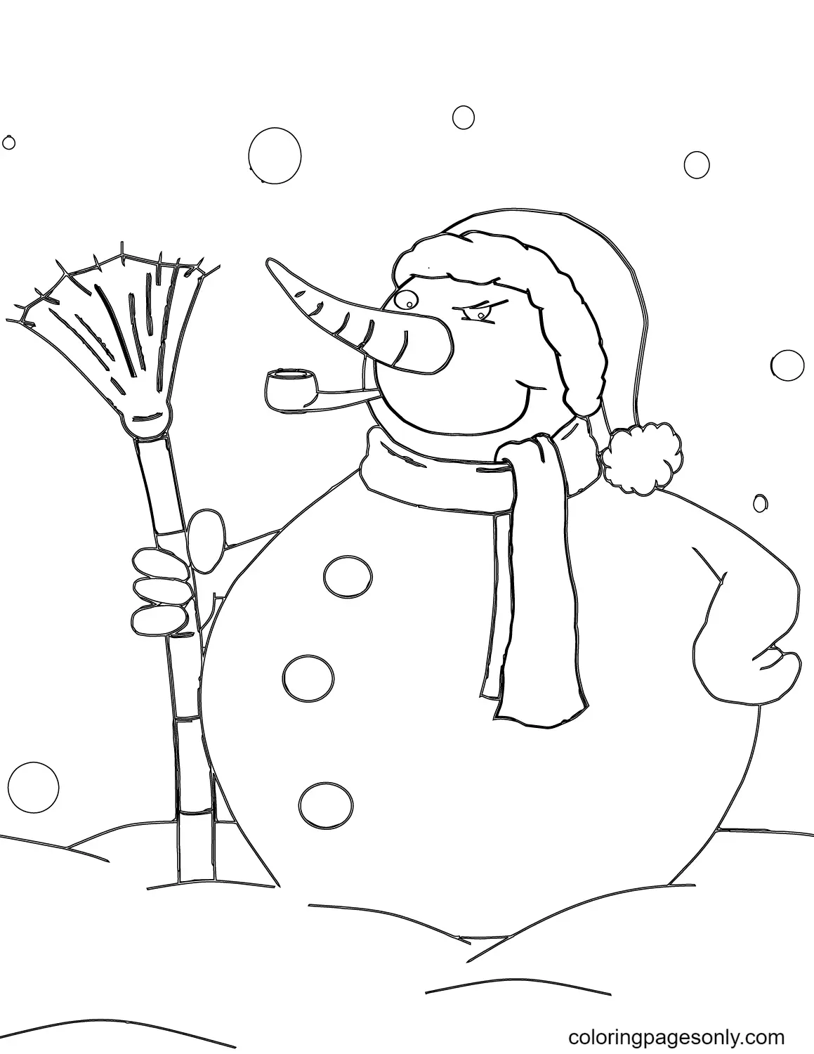 Snowman Coloring Pages 79