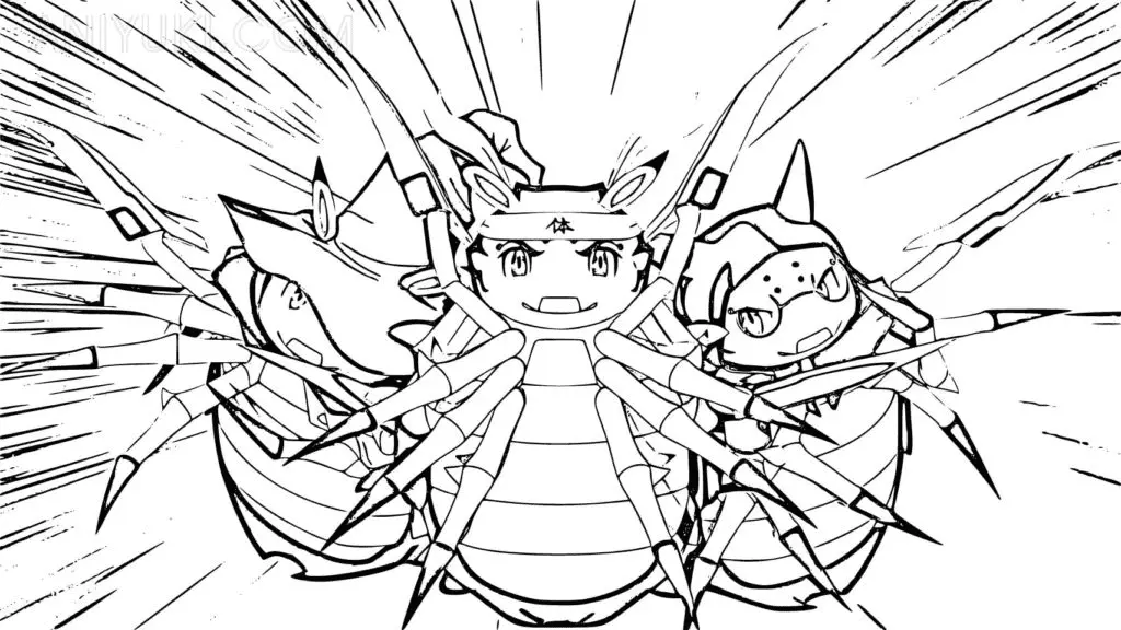 Also bin ich eine Spinne, na und? Ausmalbilder 22