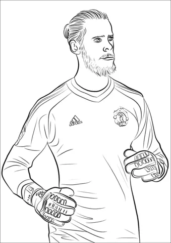 Soccer Players Coloring Pages 15