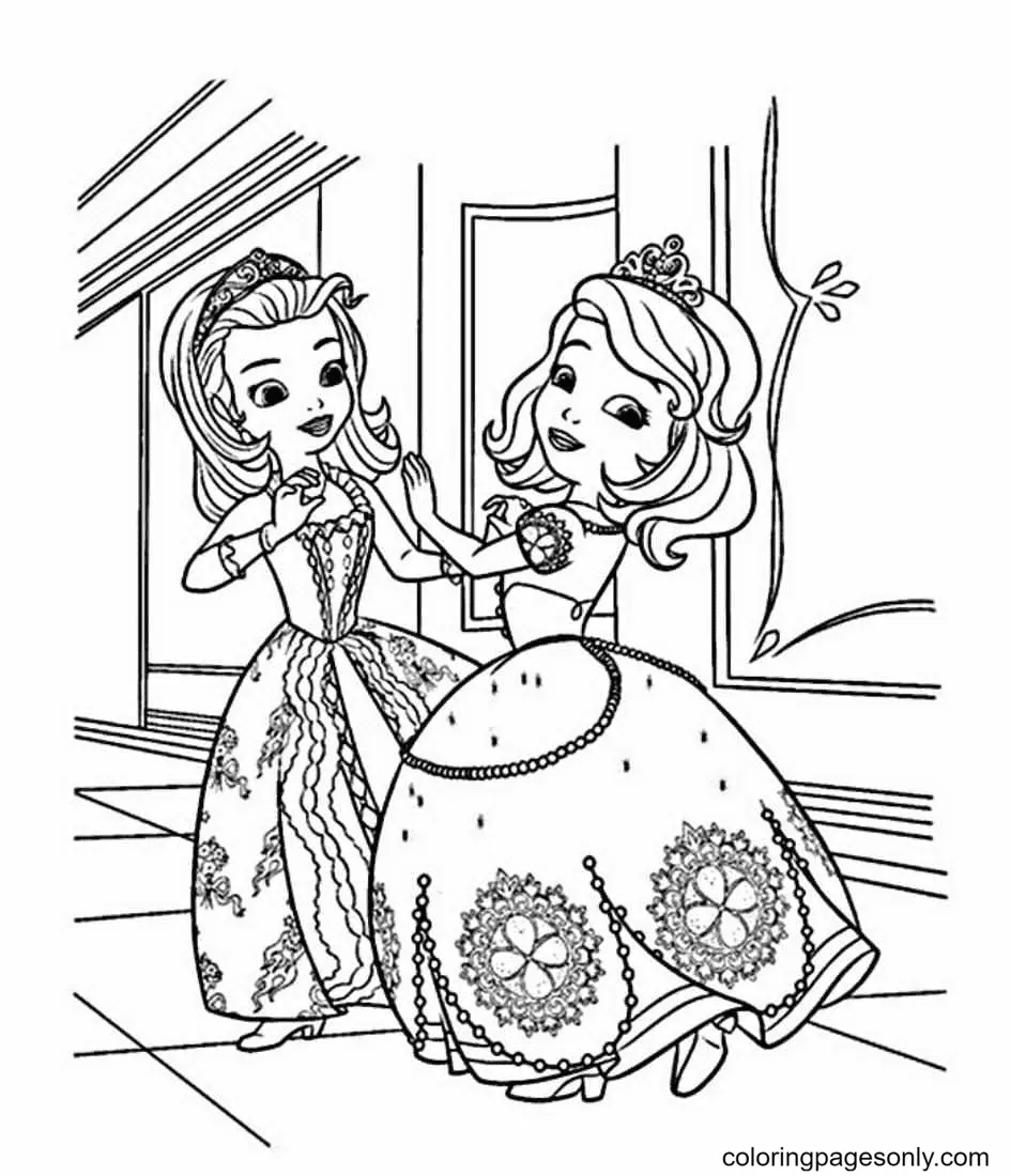 Sofia The First Coloring Pages 26