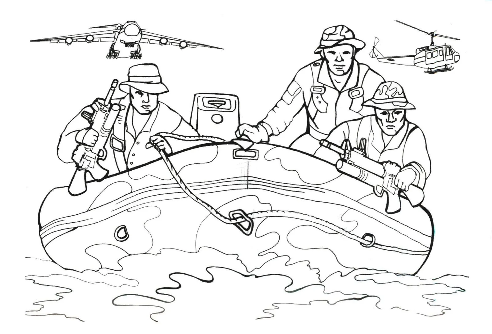 Soldados Para Colorir 44