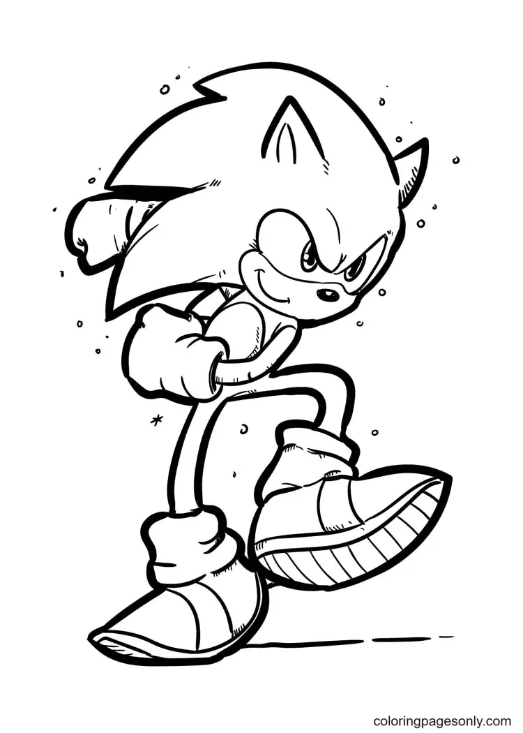 Sonic Coloring Pages 24