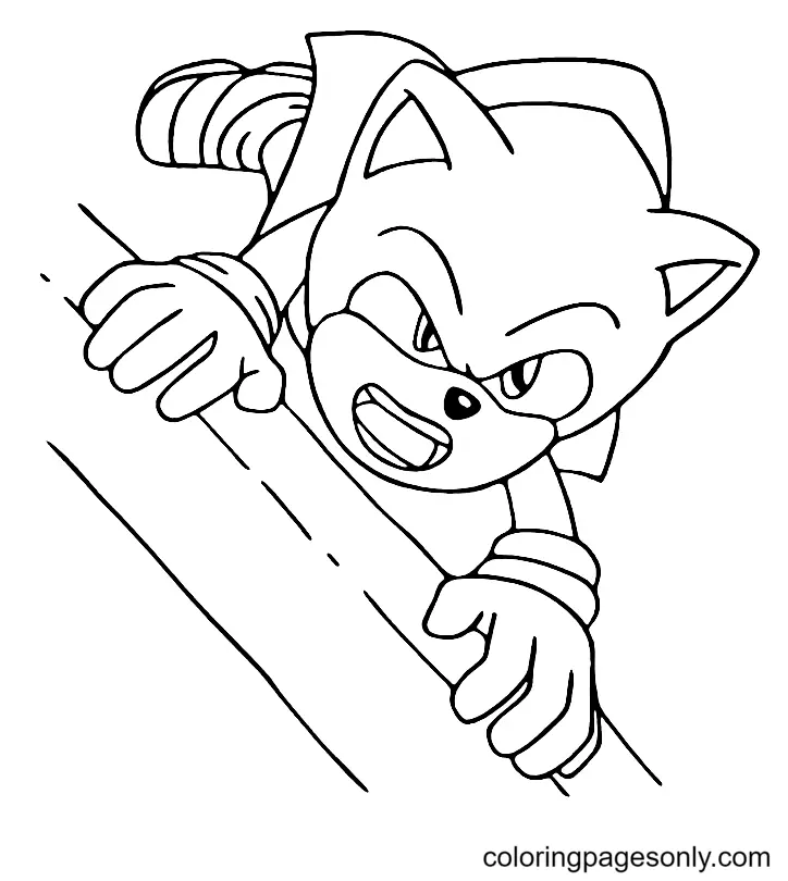 Desenhos de Sonic 2 O filme Para Colorir 62