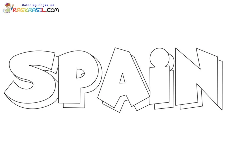 Spanien Ausmalbilder 24