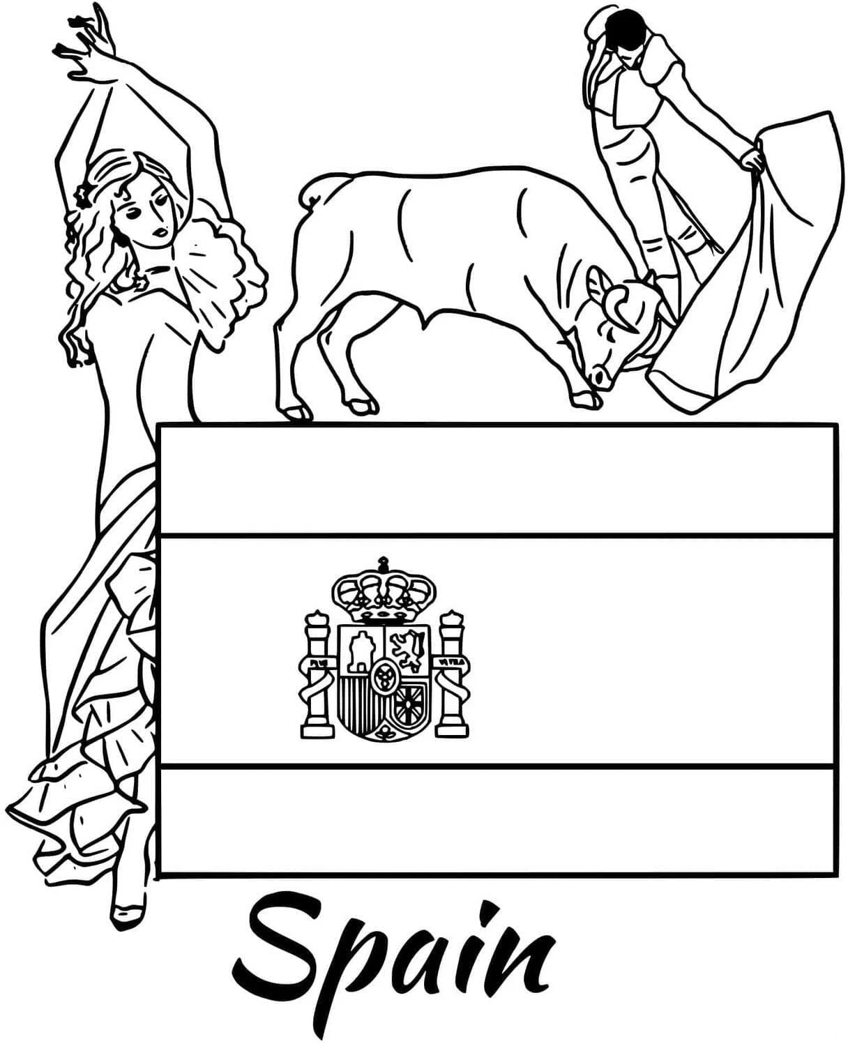 Spanien Ausmalbilder 8