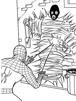 Spiderman Coloring Pages 119