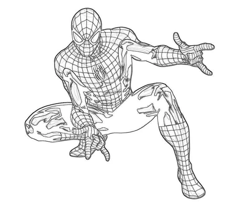 Spiderman Coloring Pages 30