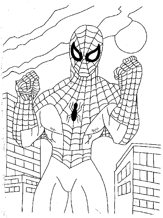Spiderman Coloring Pages 40