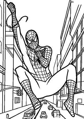 Spiderman Coloring Pages 45