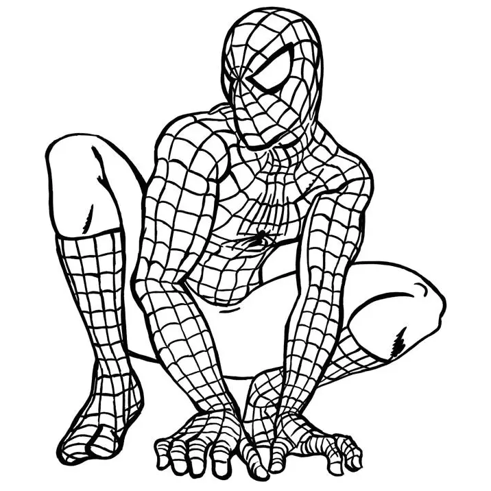 Spiderman Coloring Pages 70