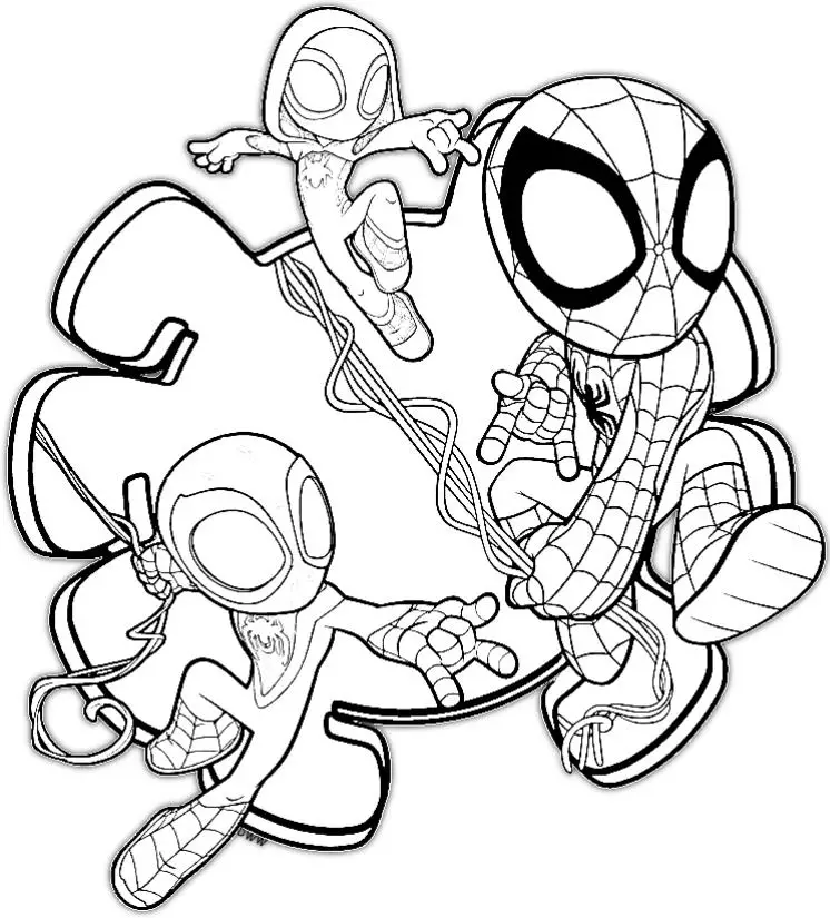 Spidey Ausmalbilder