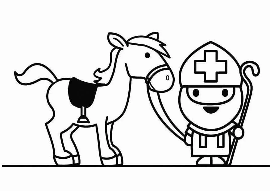 Desenhos de Sao Nicolau Para Colorir 23