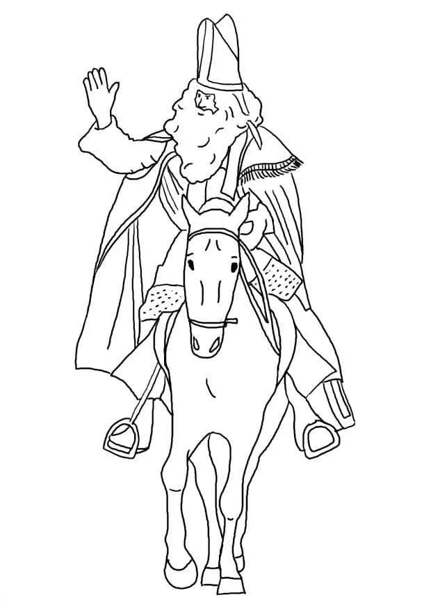 Desenhos de Sao Nicolau Para Colorir 28