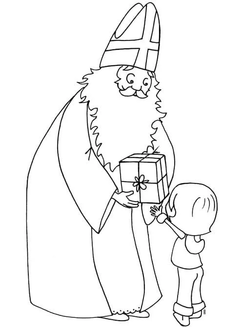 Desenhos de Sao Nicolau Para Colorir 39