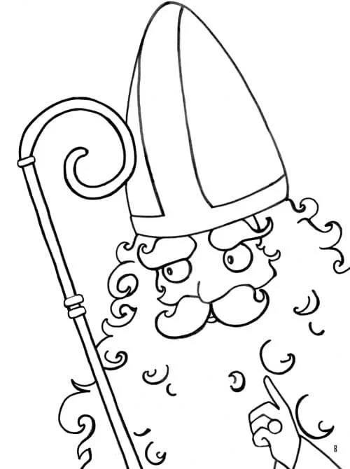 Desenhos de Sao Nicolau Para Colorir 44