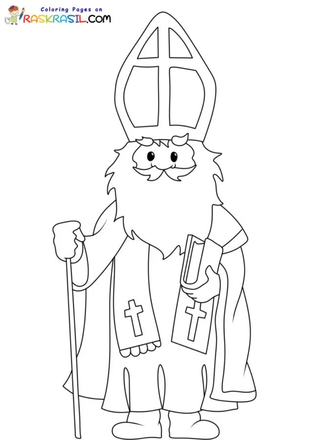 Desenhos de Sao Nicolau Para Colorir 52
