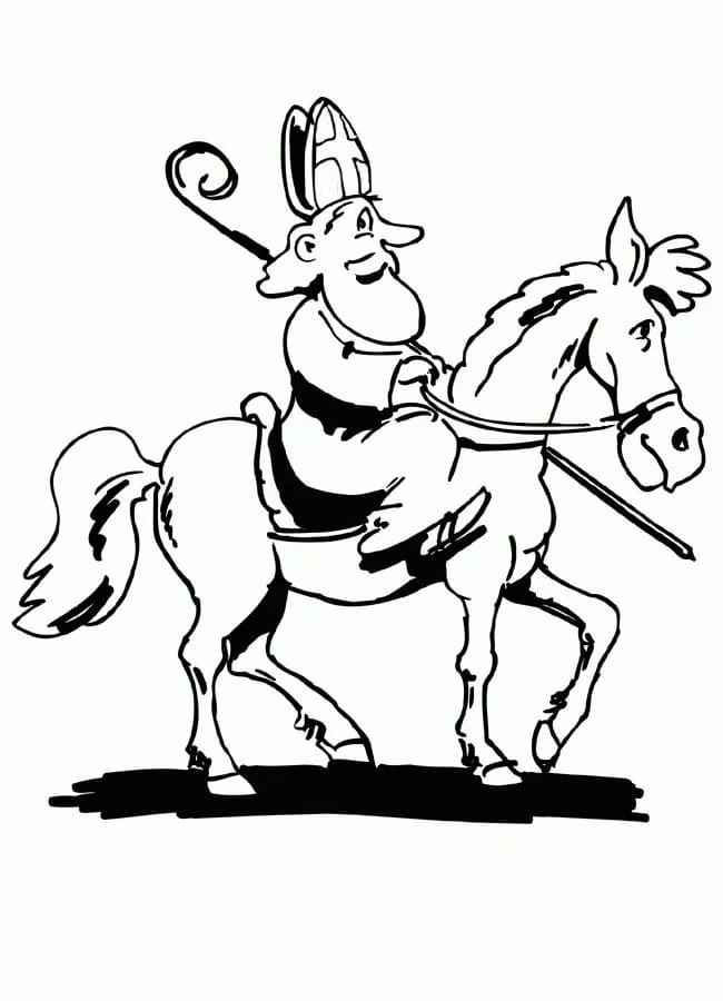 Desenhos de Sao Nicolau Para Colorir 56